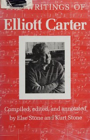 The writings of Elliott Carter : an American composer looks at modern music Obálka knihy